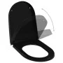 Soft-Close-WC-Deckel mit Schnellverschluss schwarz von vidaXL, Toiletten- und Bidetsitze - Ref: Foro24-145023, Preis: 38,84 €...