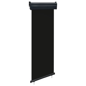 Toldo lateral de balcón negro 65x250 cm de , Sombrillas - Ref: Foro24-48400, Precio: 59,45 €, Descuento: %