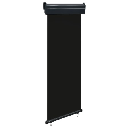 Toldo lateral de balcón negro 65x250 cm de , Sombrillas - Ref: Foro24-48400, Precio: 59,45 €, Descuento: %