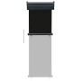 Toldo lateral de balcón negro 65x250 cm de , Sombrillas - Ref: Foro24-48400, Precio: 59,45 €, Descuento: %