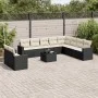 11-piece garden sofa set and black synthetic rattan cushions by , Modular outdoor sofas - Ref: Foro24-3251513, Price: 656,16 ...