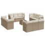 Set sofás de jardín con cojines 13 pzas ratán sintético beige de , Conjuntos de jardín - Ref: Foro24-3217338, Precio: 954,52 ...
