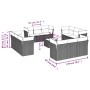 Set sofás de jardín con cojines 13 pzas ratán sintético beige de , Conjuntos de jardín - Ref: Foro24-3217338, Precio: 954,52 ...