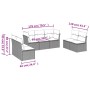 Set sofás de jardín 7 piezas y cojines ratán sintético beige de , Conjuntos de jardín - Ref: Foro24-3217409, Precio: 391,16 €...
