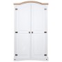 Armario madera de pino Mexicano estilo Corona blanco 2 puertas de vidaXL, Armarios roperos - Ref: Foro24-282620, Precio: 305,...