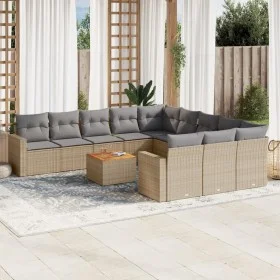 12-piece garden sofa set and brown synthetic rattan cushions by , Modular outdoor sofas - Ref: Foro24-3224351, Price: 717,42 ...