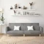 Sofá cama de 2 plazas tela gris claro de , Sofás - Ref: Foro24-375784, Precio: 271,10 €, Descuento: %