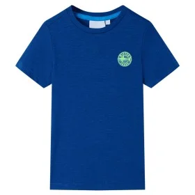 Camiseta infantil azul oscuro 140 de , Camisetas para niños - Ref: Foro24-12338, Precio: 7,61 €, Descuento: %