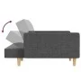Sofá cama de 2 plazas con dos almohadas tela gris claro de , Sofás - Ref: Foro24-375799, Precio: 278,95 €, Descuento: %