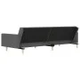 Sofá cama de 2 plazas con dos almohadas tela gris claro de , Sofás - Ref: Foro24-375799, Precio: 278,95 €, Descuento: %