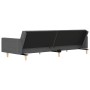 Sofá cama de 2 plazas con dos almohadas tela gris claro de , Sofás - Ref: Foro24-375799, Precio: 283,84 €, Descuento: %