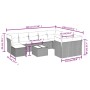 Set de sofás de jardín 11 pzas y cojines ratán sintético gris de , Conjuntos de jardín - Ref: Foro24-3218600, Precio: 609,22 ...