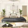 Sofá cama de 2 plazas con dos almohadas terciopelo gris oscuro de , Sofás - Ref: Foro24-375911, Precio: 246,96 €, Descuento: %