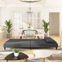 Sofá cama de 2 plazas con dos almohadas terciopelo gris oscuro de , Sofás - Ref: Foro24-375911, Precio: 251,26 €, Descuento: %