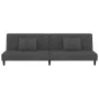 Sofá cama de 2 plazas con dos almohadas terciopelo gris oscuro de , Sofás - Ref: Foro24-375911, Precio: 246,96 €, Descuento: %