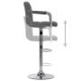 Taburetes de barra de cocina 2 unidades tela gris claro de vidaXL, Taburetes de cocina - Ref: Foro24-283419, Precio: 139,69 €...
