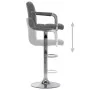 Taburetes de barra de cocina 2 unidades tela gris claro de vidaXL, Taburetes de cocina - Ref: Foro24-283419, Precio: 137,42 €...
