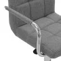 Taburetes de barra de cocina 2 unidades tela gris claro de vidaXL, Taburetes de cocina - Ref: Foro24-283419, Precio: 137,42 €...