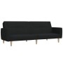 Sofá cama de 2 plazas tela negro de , Sofás - Ref: Foro24-375786, Precio: 275,57 €, Descuento: %