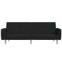 2-Sitzer-Schlafsofa aus schwarzem Stoff von , Sofas - Ref: Foro24-375786, Preis: 270,80 €, Rabatt: %