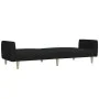 2-Sitzer-Schlafsofa aus schwarzem Stoff von , Sofas - Ref: Foro24-375786, Preis: 270,80 €, Rabatt: %