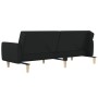 Sofá cama de 2 plazas tela negro de , Sofás - Ref: Foro24-375786, Precio: 275,57 €, Descuento: %