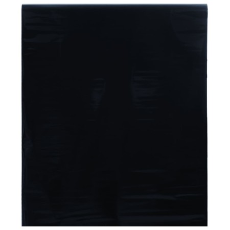 Lámina de ventana esmerilada estática PVC negro 45x1000 cm de , Láminas para ventana - Ref: Foro24-155830, Precio: 17,99 €, D...
