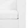 Sofá de 2 plazas de cuero artificial blanco en Sofás | Comprar online en Foru.es
