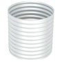 Arriate de acero galvanizado plateado 80x80x81 cm de , Maceteros y jardineras - Ref: Foro24-45515, Precio: 100,85 €, Descuent...