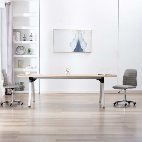 Sillas de comedor 2 unidades tela gris claro de vidaXL, Sillas de comedor - Ref: Foro24-283599, Precio: 119,35 €, Descuento: %