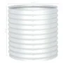 Arriate de acero galvanizado plateado 80x80x81 cm de , Maceteros y jardineras - Ref: Foro24-45515, Precio: 98,89 €, Descuento: %