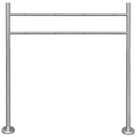 Soporte de acero inoxidable para 2 buzones de exterior de , Postes para buzones - Ref: Foro24-50355, Precio: 54,16 €, Descuen...