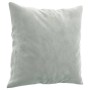 Sofá de 2 plazas con cojines terciopelo gris claro 140 cm de , Sofás - Ref: Foro24-3200945, Precio: 233,84 €, Descuento: %