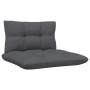 Muebles de jardín 4 pzas con cojines madera pino gris antracita de , Conjuntos de jardín - Ref: Foro24-3096107, Precio: 363,4...