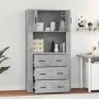 Concrete gray plywood tall sideboard by , Sideboards - Ref: Foro24-3185387, Price: 167,86 €, Discount: %