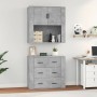 Aparador alto madera contrachapada gris hormigón de , Aparadores - Ref: Foro24-3185387, Precio: 170,61 €, Descuento: %