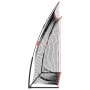 Red de entrenamiento golf poliéster negro y rojo 305x91x213 cm de , Material de aprendizaje de golf - Ref: Foro24-93751, Prec...