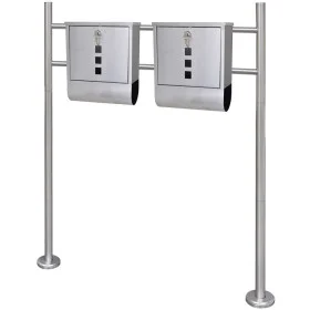 2 mailboxes with stainless steel support by , mailboxes - Ref: Foro24-271746, Price: 124,87 €, Discount: %