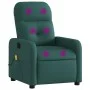 Sillón de masaje reclinable de tela verde oscuro de , Sillones - Ref: Foro24-374212, Precio: 202,05 €, Descuento: %