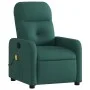 Sillón de masaje reclinable de tela verde oscuro de , Sillones - Ref: Foro24-374212, Precio: 202,05 €, Descuento: %