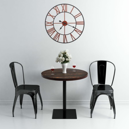 Reloj de pared de metal rojo 58 cm de vidaXL, Relojes de pared - Ref: Foro24-283864, Precio: 50,31 €, Descuento: %