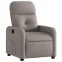 Sillón reclinable de tela gris taupe de , Sillones - Ref: Foro24-374204, Precio: 186,03 €, Descuento: %