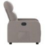 Sillón reclinable de tela gris taupe de , Sillones - Ref: Foro24-374204, Precio: 188,78 €, Descuento: %