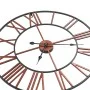 Reloj de pared de metal rojo 58 cm de vidaXL, Relojes de pared - Ref: Foro24-283864, Precio: 49,53 €, Descuento: %
