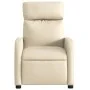 Sillón de masaje reclinable de tela crema de , Sillones - Ref: Foro24-374182, Precio: 225,19 €, Descuento: %