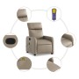 Sillón de masaje reclinable cuero sintético color capuchino de , Sillones - Ref: Foro24-374196, Precio: 225,94 €, Descuento: %