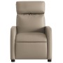 Sillón de masaje reclinable cuero sintético color capuchino de , Sillones - Ref: Foro24-374196, Precio: 225,94 €, Descuento: %