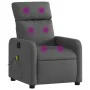 Sillón de masaje reclinable de tela gris oscuro de , Sillones - Ref: Foro24-374175, Precio: 219,68 €, Descuento: %