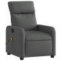 Sillón de masaje reclinable de tela gris oscuro de , Sillones - Ref: Foro24-374175, Precio: 223,41 €, Descuento: %