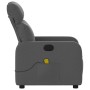 Sillón de masaje reclinable de tela gris oscuro de , Sillones - Ref: Foro24-374175, Precio: 223,41 €, Descuento: %